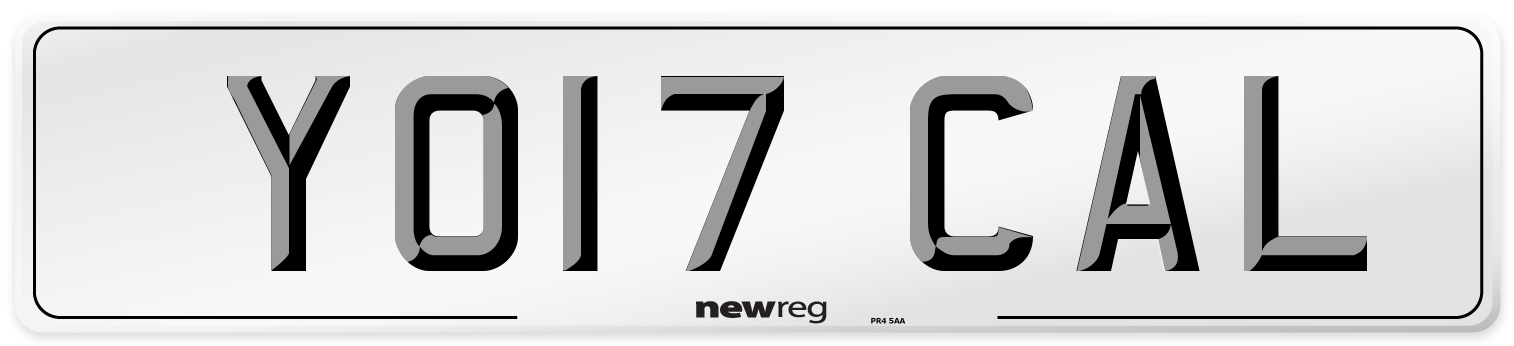 YO17 CAL Number Plate from New Reg